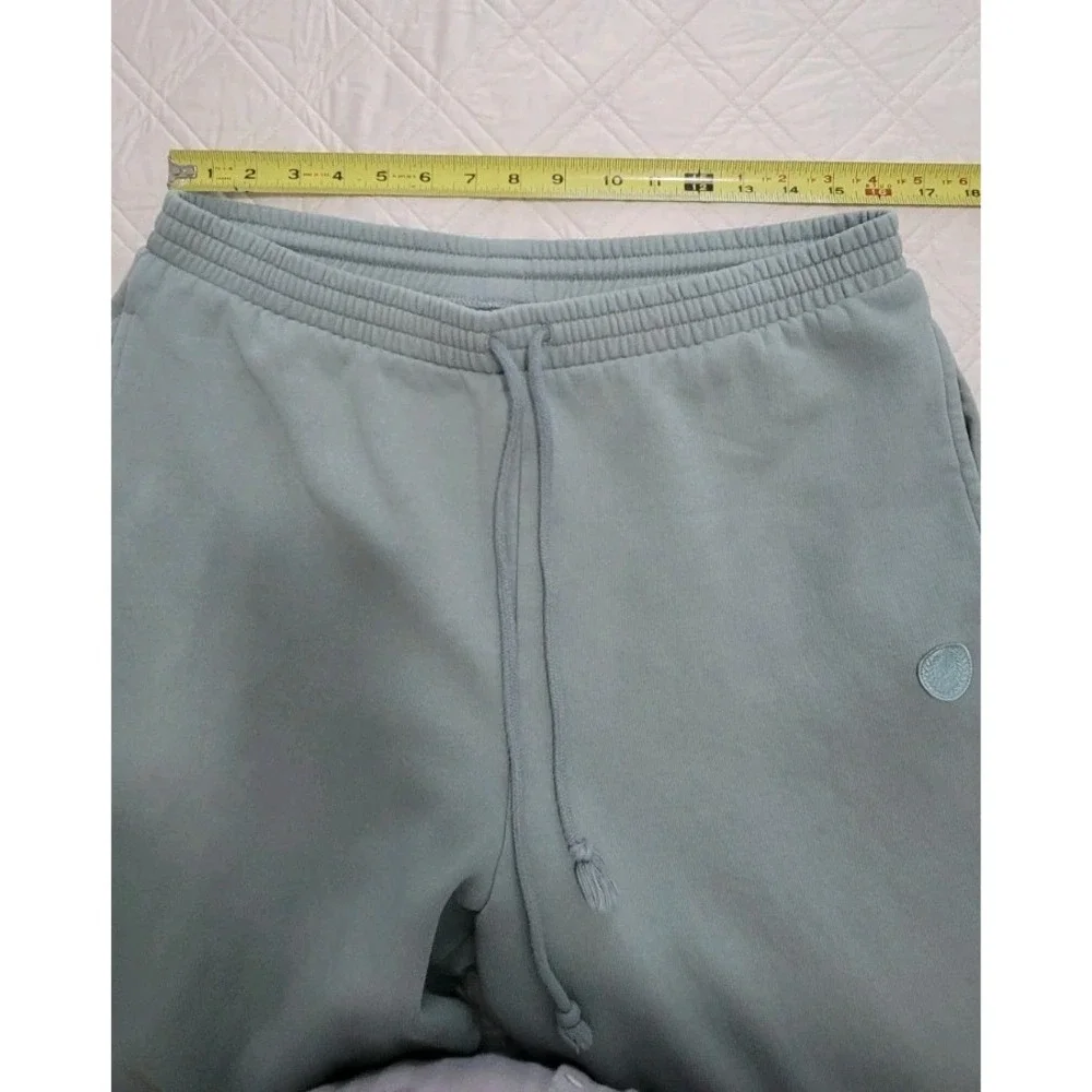VICTORIA'S SECRET PINK Green Jogger Pocket Drawstring Sweatpants Size L - Picture 5 of 6